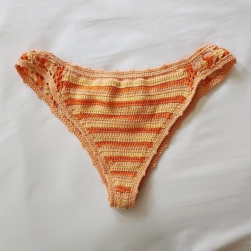 Chasing Unicorns Crochet Bikini Bottoms Sz M